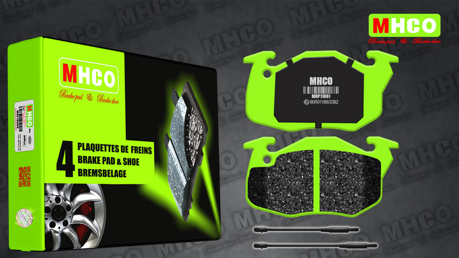 لنت ترمز جلو پژو 405 برند MHCO