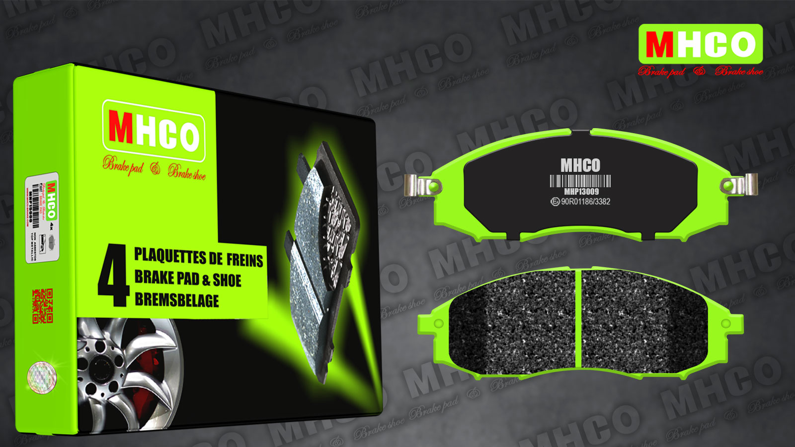 لنت ترمز جلو رنو لتیتود ام اچ کو (MHCO)